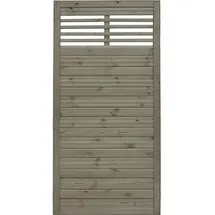 Andrewex Sichtschutzelement 90 x 180 cm Grau/Holz