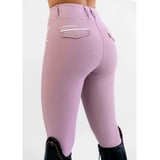 Maximilian Equestrian Reitleggings Damen Full-Grip Pro Riding Leggings Mauve M