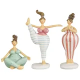 ib laursen Dekofiguren Damen Yoga-Position 3er-Set