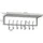 Wohnling Wandgarderobe WL6.448 Silber