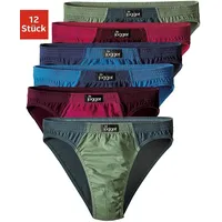 LE JOGGER Slip himmelblau / grün / rotviolett 3XL