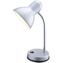 Moderne Tischleuchte aus Metall silber - BASIC