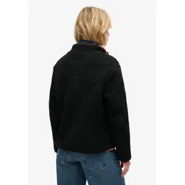 Superdry OUTDOOR HALF ZIP FLEECE Schwarz L