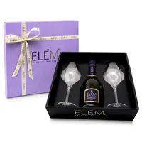 ELÈM Valdobbiadene Superiore -Schaumwein trocken - Italien Wein + 2 kelche wein (1 x 0.75l)