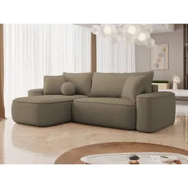 Mirjan24 Ecksofa Braun,