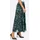 CREATION L A-Linien-Rock Floral Schwarz/Petrol L