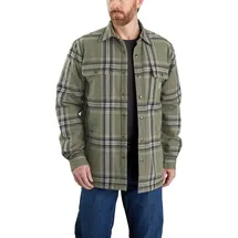 CARHARTT Sherpa LINED SHIRT JAC 105430 - Basil - S