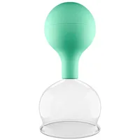 PULOX Schröpfglas aus Echtglas grün 62mm 1 St