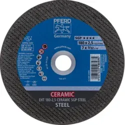 PFERD Trennscheiben EHT 180-2,5 CERAMIC SGP STEEL