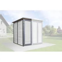 Weka Modul SaveBike Erweiterung für Garten Q Multi Grau