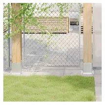 vidaXL Pfostenträger Quadratisch 101 x 101 mm Stahl Verzinkt
