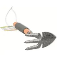 Kinzo Grubber 2 in 1 Mini-Grubber mit Gartenharke 27 cm