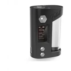 QP Design Fatal 100W TC Mod Akkuträger Transparent-Schwarz