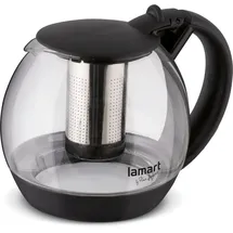 Lamart LT7058 Glas-Teekocher, 2 l, Fassungsvermögen klar/Schwarz