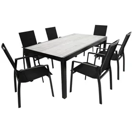 TPFGarden Ashford Set 7-tlg. Schwarz