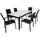 TPFGarden Ashford Set 7-tlg. Schwarz