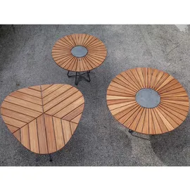 Houe LEAF Gartentisch 145,5 x 145,5 x 74,5 cm Bambus