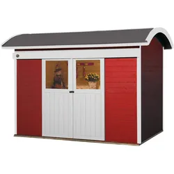 Schiebetürhaus 228 21 mm Weka - rot - 50 % Rabatt auf Dacheindeckung