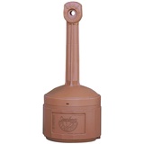 Justrite Aschenbecher Original Smoker's Ceasefire, Standascher aus Kunststoff 15 Liter, terra cotta