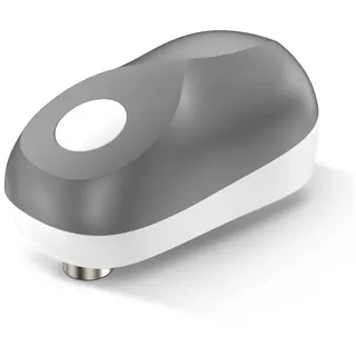 MODFU Elektrischer Dosenöffner Automatischer Kabellos Dosenöffner mit Ein-Knopf Automatik, Ohne Scharfe Kanten Leicht zu Öffnende Runde Dosen aller Größen grau