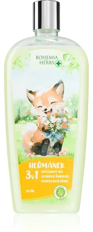 Bohemia Gifts & Cosmetics Bohemia Herbs Chamomile Sprudelbad und Waschgel für Kinder 500 ml