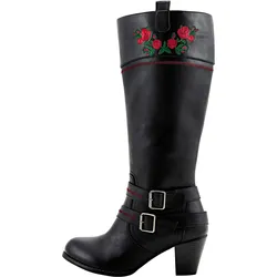 Weitschaftstiefel SHEEGO BY JOE BROWNS, Damen, Gr. 39, schwarz, Schuhe