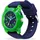 ICE-Watch Ice find Dino 36 mm Silikongehäuse Grün Silikonarmband Blau S