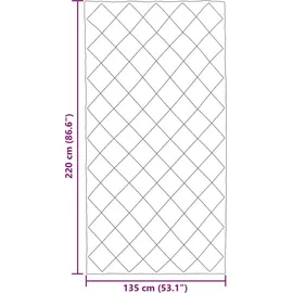 vidaXL Ganzjahresbettdecke Schwarz und Anthrazit 135 x 220 cm