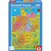 Schmidt Spiele Deutschlandkarte mit Bildern 56312