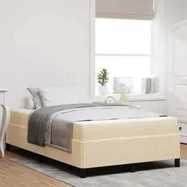 vidaXL Boxspringbett 120 x 200 cm Creme