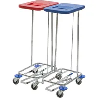 vermop gmbh Wäschesammler zweifach. mit Pedal | 1 Stück
