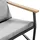 vidaXL Gartenstuhl 65,5 x 68 x 79,5 cm schwarz 2 St.
