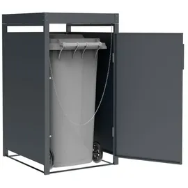DEGAMO Mülltonnenbox ULM 68 x 80 x 124 cm anthrazit