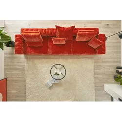 KAWOLA Sofa SEPHI Modulsofa Cord Vintage rot