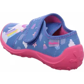Fischer Markenschuh Einhorn Hausschuh Blau 26