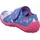 Fischer Markenschuh Einhorn Hausschuh Blau 26