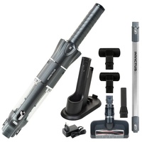 Genius Invictus ONE 3.0e Hand- und Bodenstaubsauger Set 14-tlg., 120,00 W, beutellos, Akkustaubsauger. Ultra leicht, für Haus Auto, leise, aufladbar,