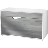 Vladon Kolmio 85 x 50 x 33 cm Sitzbank / grau