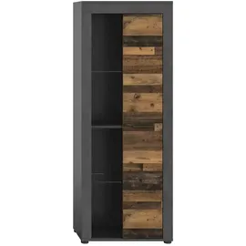 Möbel Boss Vitrine Jam 60 x 35 x 159 cm Schwarz
