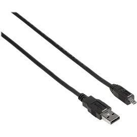 Hama USB-A auf Mini USB 1,8 m Schwarz