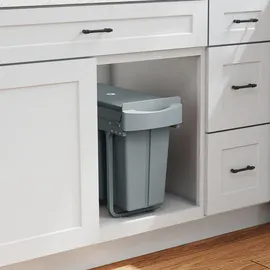 Homcom Einbaumülleimer 30 l Grau