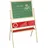 roba Tafel, Standtafel drehbar, Schreibtafel liniert, Maltafel magnetisch, Kindertafel Holz, natur