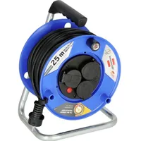 Brennenstuhl 9123020539 Kabeltrommel 25m Schwarz Schutzkontakt-Stecker