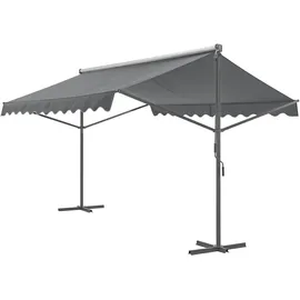 pro.tec Markise Selenizza 600 x 300 cm dunkelgrau