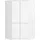 Akord Eckschrank 100 x 180 x 50 cm Weiß