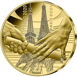 Olympische Spiele 2024: Die erste 1-Unzen-Gold-Gedenkmünze Frankreichs!