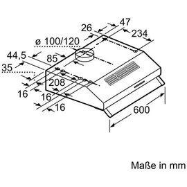 Bosch DUL62FA50 Unterbauhaube 60cm