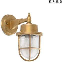 Faro Outdoor Wandleuchte NAHIR E27, IP44, messing FAR-70992