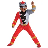 Disguise Offizielles Power Rangers Kostüm Kinder Rot Kleinkind, Karneval Kostüm Kleinkinder Ranger Faschingskostum Geburstag Superhelden Kostum fur Kleinkind Jungen Powerrangerskostüm