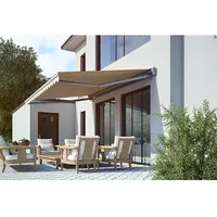 Spettmann Halbkassettenmarkise SUN LED 300 x 200 cm khaki
